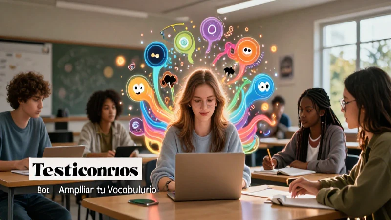 Recurso educativo para aprender nuevo vocabulario