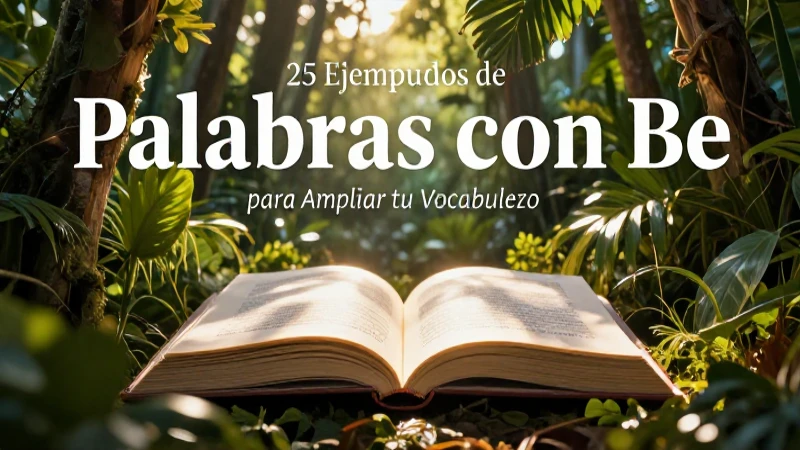 Diseño atractivo sobre vocabulario natural en un estilo profesional