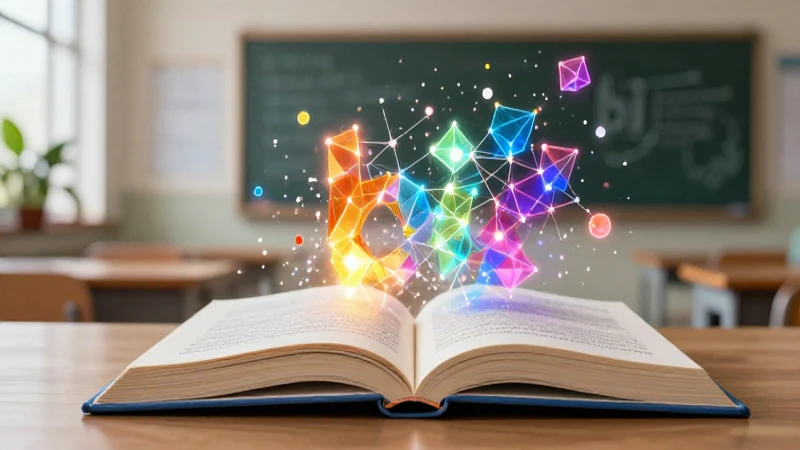 Ilustración educativa de palabras con bi-
