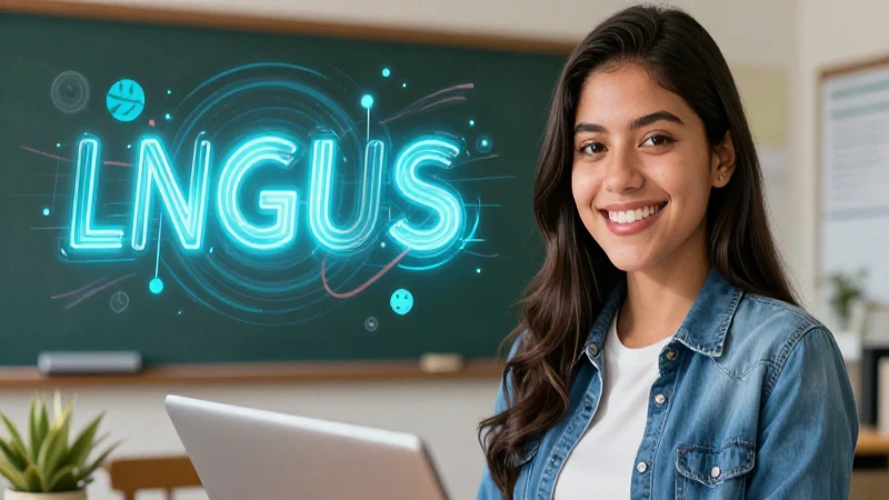 Estudiante mexicano brillante estudiando conceptos lingüísticos