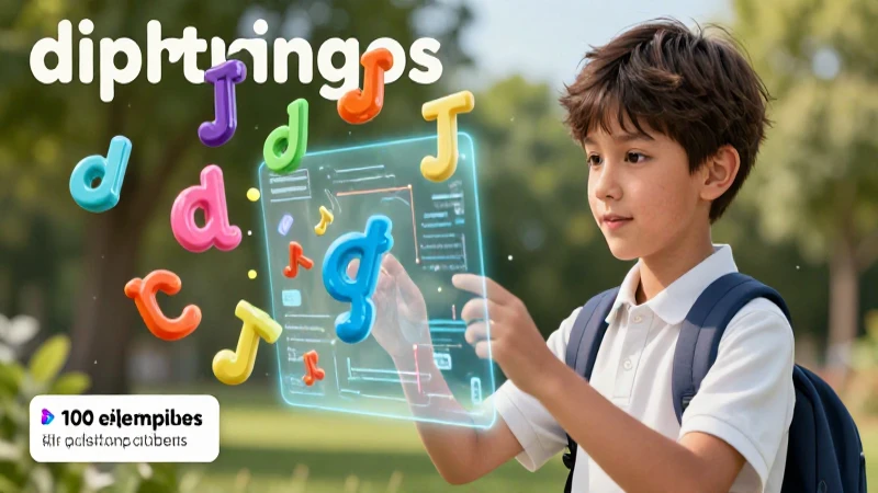 100 ejemplos de palabras con diptongo explicados 30 Herramientas online para practicar diptongos