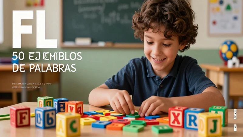 Bloques divertidos para aprender vocabulario en español