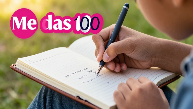 Estudiante mexicano escribe en un cuaderno con enfoque en la G