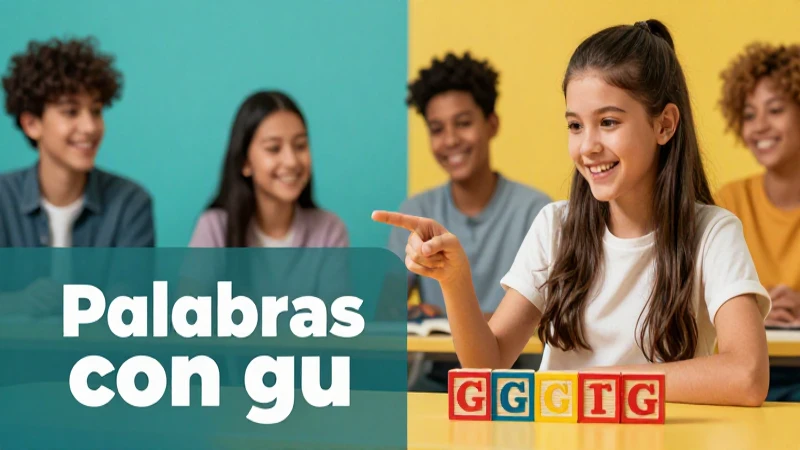 Recursos educativos sobre palabras con gu