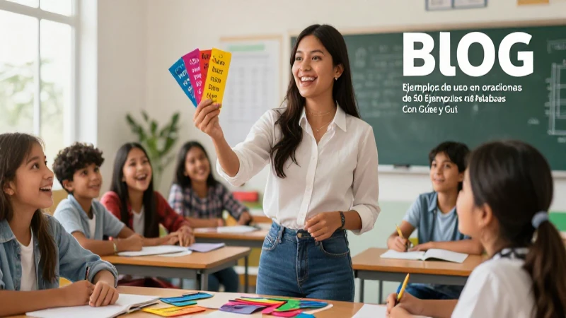 50 Ejemplos de Palabras Con Güe y Güi: Aprende Aquí 5 Maestra enseña uso de güe y güi