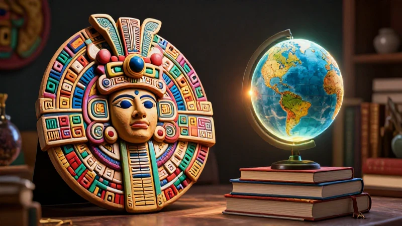 Ilustración de blog sobre el mundo azteca