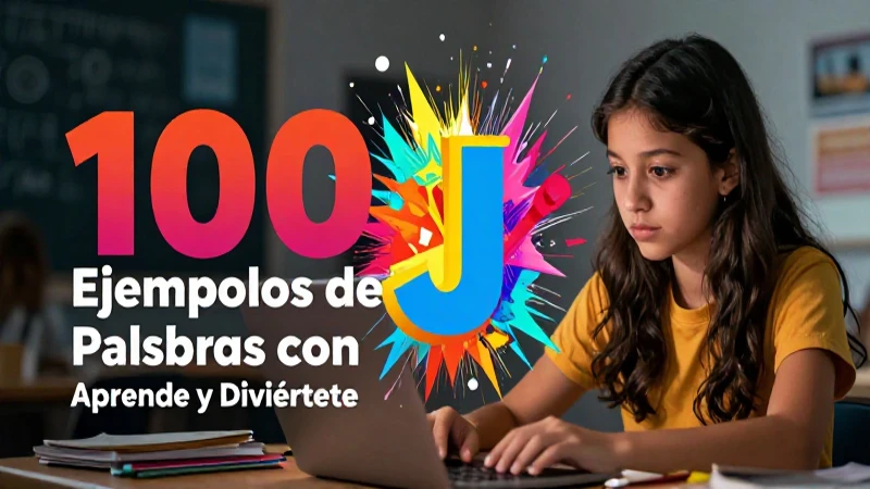 Aprende palabras con J de forma visual