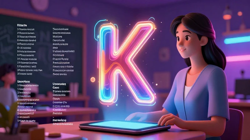 Guía educativa sobre el uso de la K