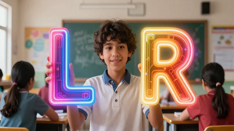 Aprende palabras con L y R de forma visual