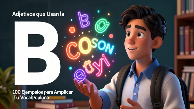 Amplía vocabulario con adjetivos de la B