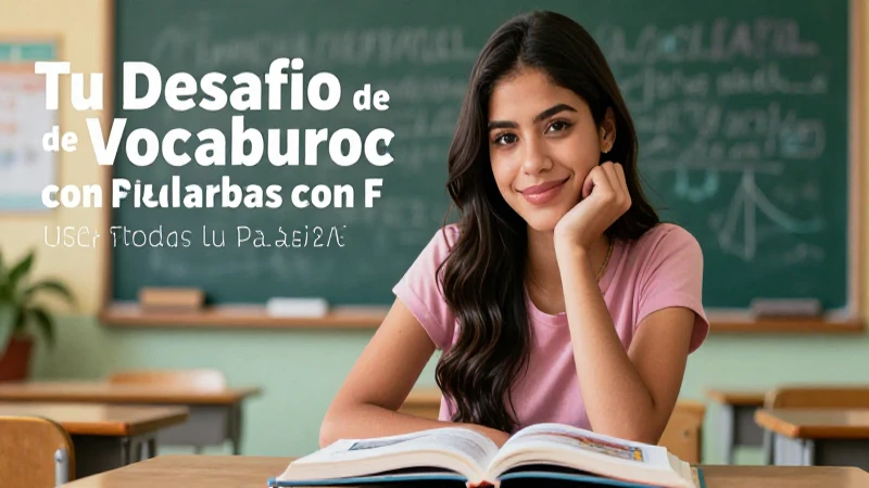 Mujer sonríera a libro en aula moderna