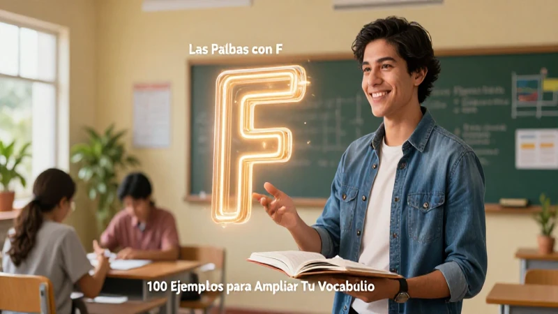 Recurso con 100 palabras F para ampliar vocabulario