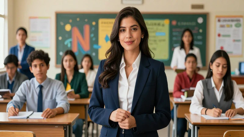 Palabras con la N: 100 Ejemplos de Palabras y Cosas 6 Profesionales dinámicos en clase sobre la N