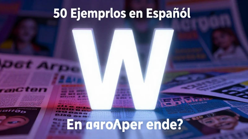 ¿Por qué la W es rara en español?