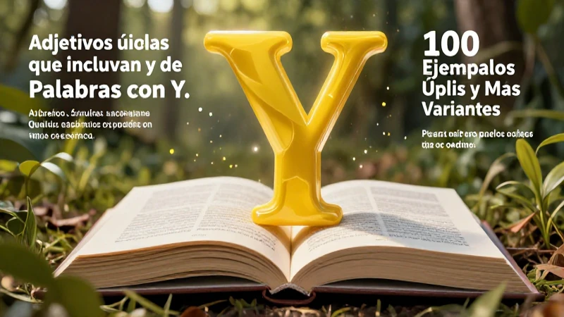 Cien adjetivos útiles con la letra Y