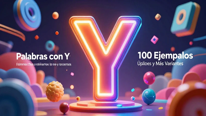 La letra Y tiene 100 ejemplos y variantes