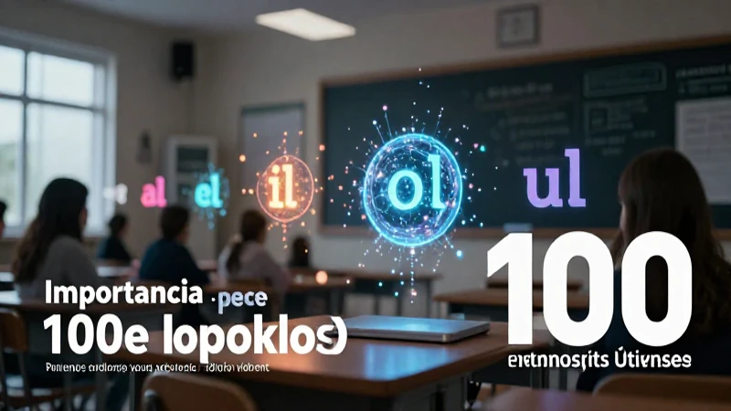 Palabras españolas: importancia de secuencias clave