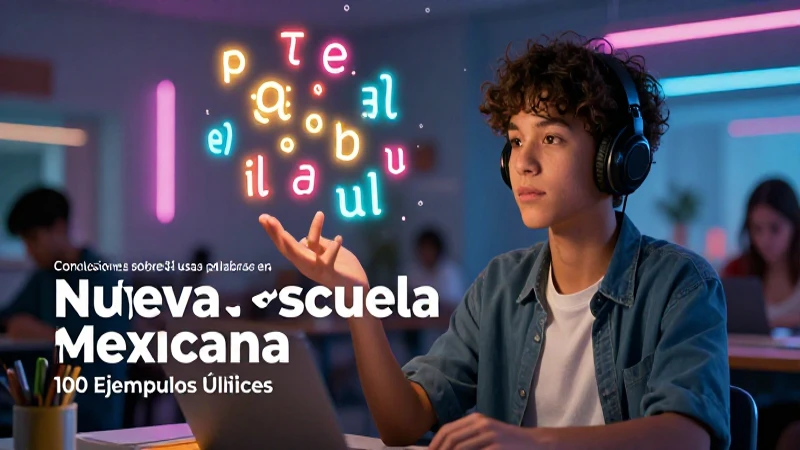Gramática española: uso de palabras y ejemplos