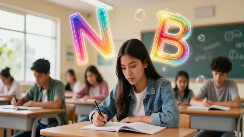 Estudiante mexicano aprende en aula moderna con iluminación dramática