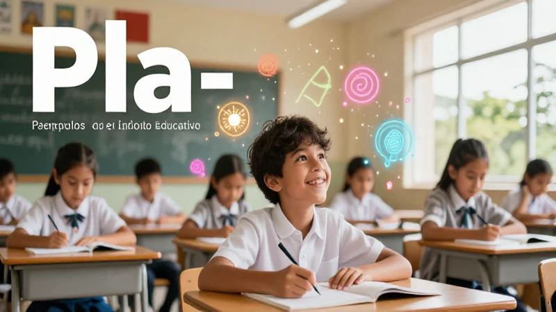 50 palabras educativas que empiezan por Pla-