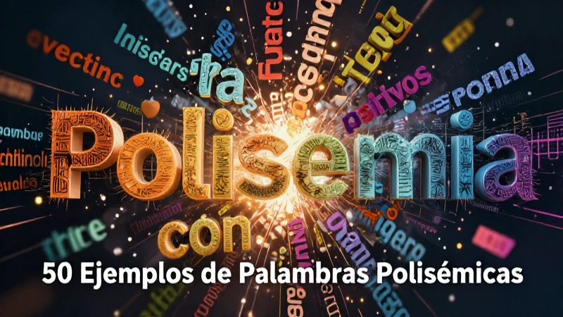 Identificar polisemia: el significado múltiple de una palabra