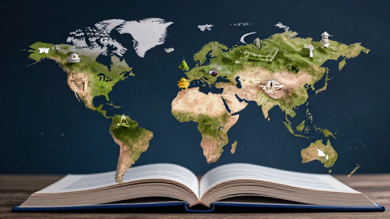 Mapa estilizado educativo dinámico