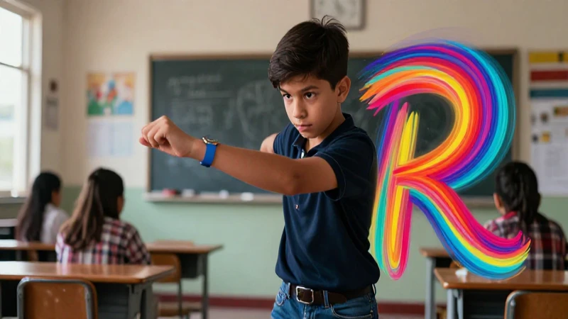Dinámica portada educativa de estudiante mexicano