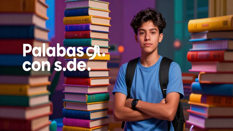Diseño educativo vibrante para mejorar vocabulario