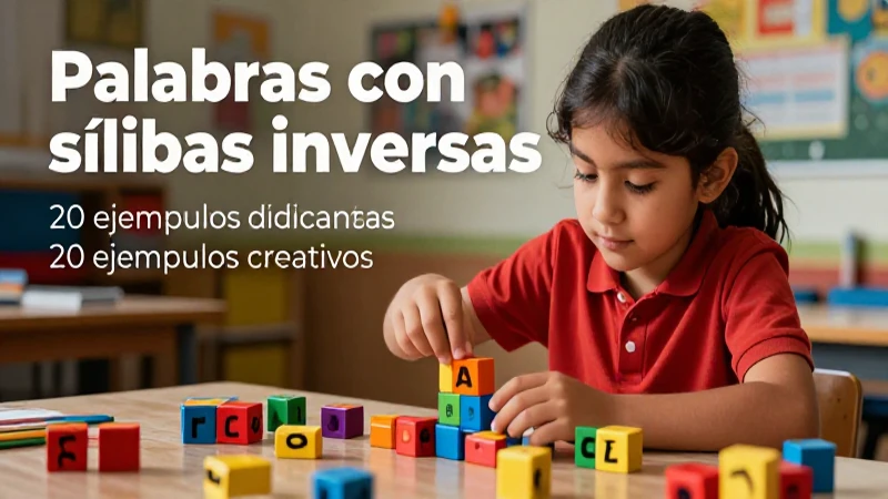 Recursos visuales de sílabas inversas