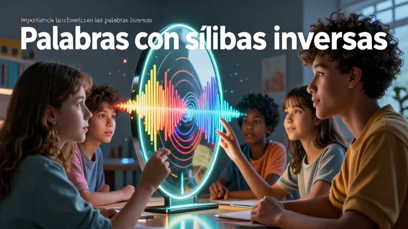 Fonética en palabras inversas: 20 ejemplos creativos