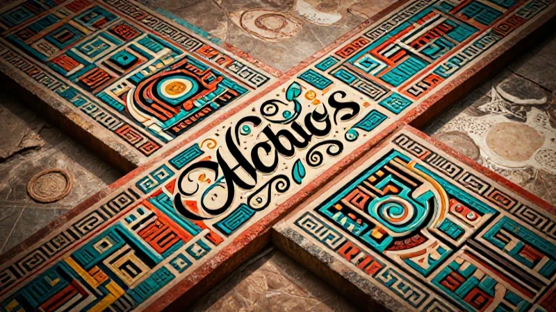 Cuáles son 20 ejemplos de palabras con tla, tle y tli 3 Arte digital que une patrones aztecas y tipografía moderna
