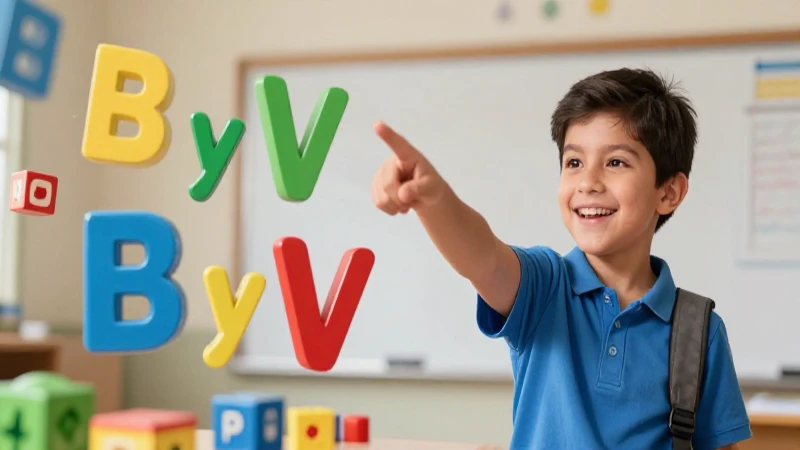 Aprende con diversión las letras B y V