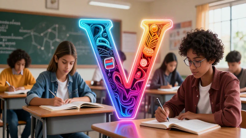 Palabras con V: 100 Ejemplos y Oraciones Inspiradoras 9 Ilustración educativa sobre la letra V
