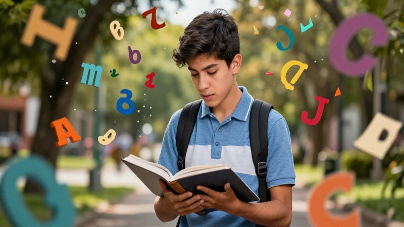 Palabras con V: 100 Ejemplos y Oraciones Inspiradoras 4 Joven estudiante mexicano inspirado por el aprendizaje