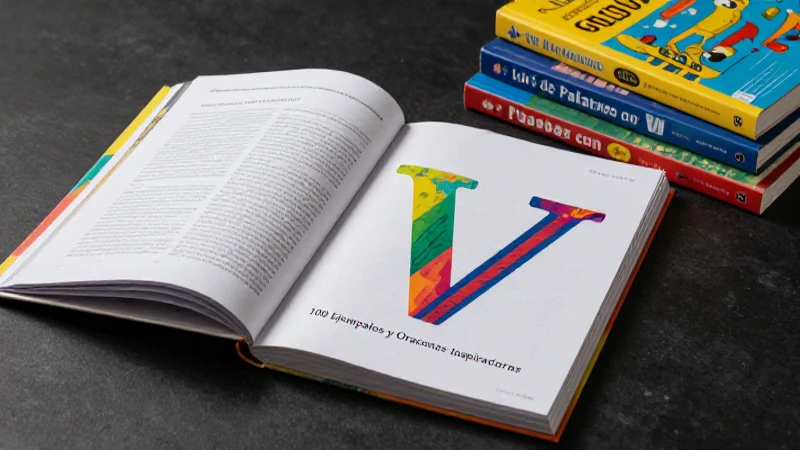 Palabras con V: 100 Ejemplos y Oraciones Inspiradoras 10 Ejemplos inspiradores con la letra V