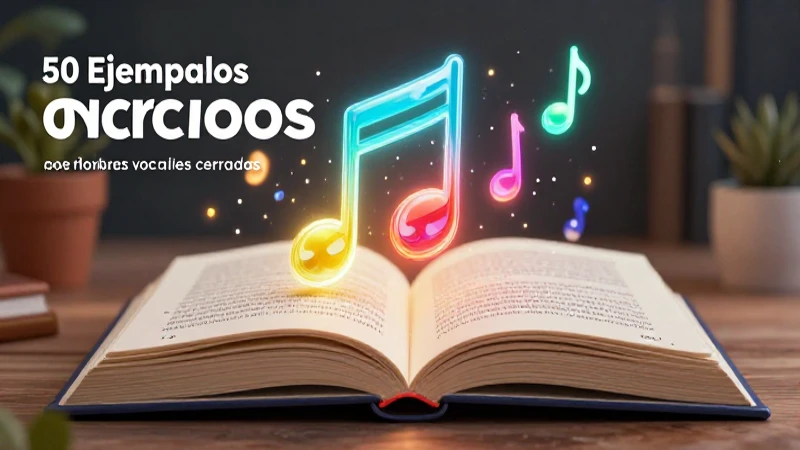 Ilustración educativa de vocales cerradas
