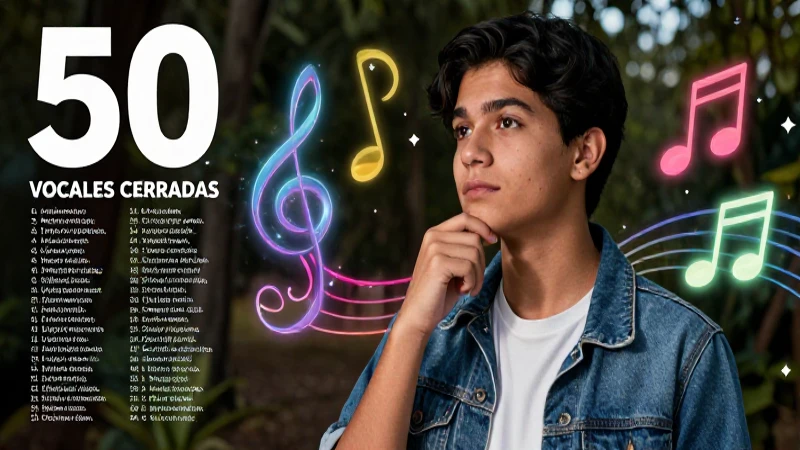 Aprende vocales cerradas con estética vibrante