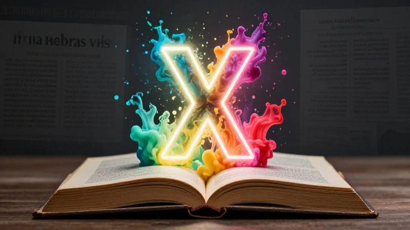 X en literatura: diseño y 50 ejemplos