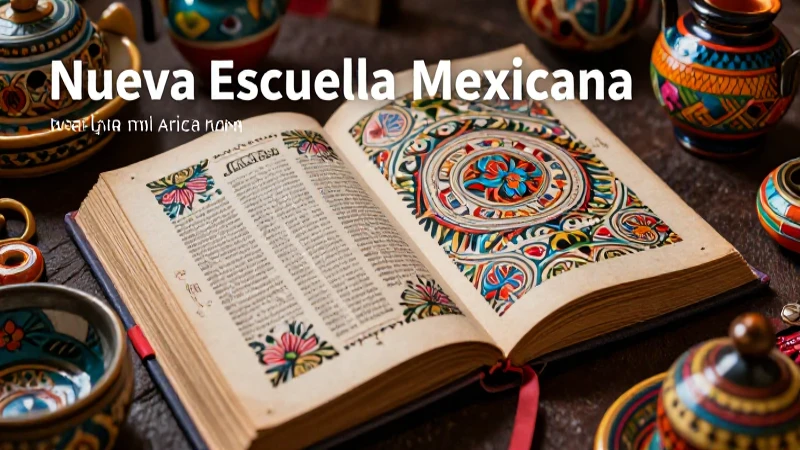 Diseño atractivo e ilustrado de diccionario mexicano moderno