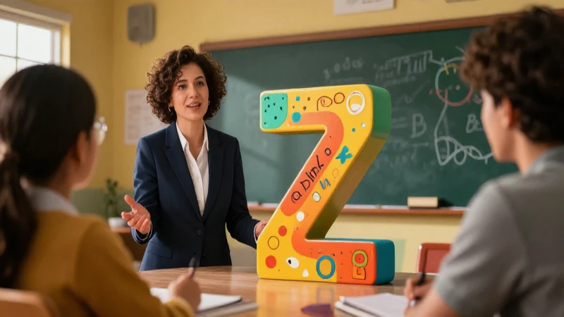 Palabras con Z: 100 Ejemplos y Ejercicios Prácticos 8 Educadora profesional vibrante en un entorno dinámico