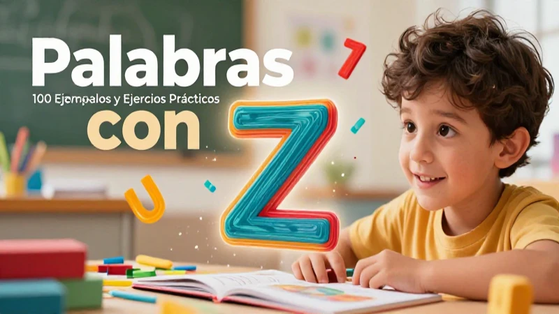 Palabras con Z: 100 Ejemplos y Ejercicios Prácticos 6 Ejercicios prácticos para aprender palabras con Z