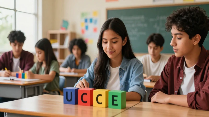Palabras de una sílaba y sus ejemplos de 8 sílabas 5 Joven mexicano aprende con bloques vibrantes