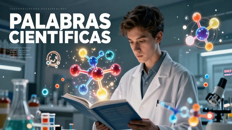 Palabras científicas difíciles de aprender: ejemplos