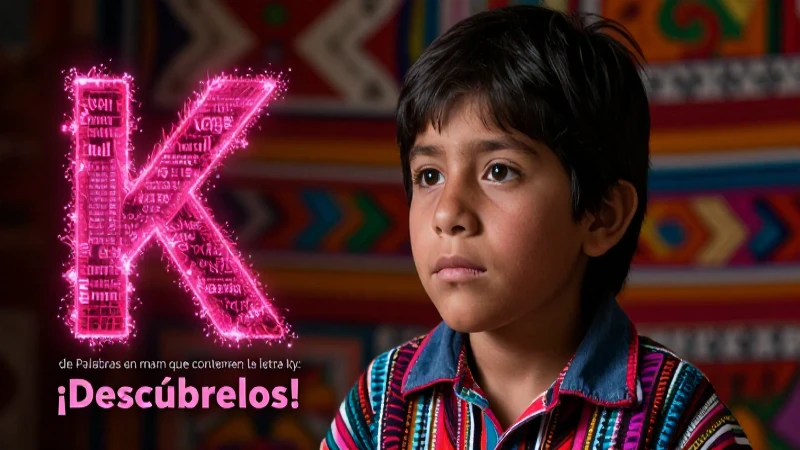 Palabras en mam que contienen la letra ky: ¡Descúbrelas! 6 Estudiante curioso aprendiendo idioma Mam