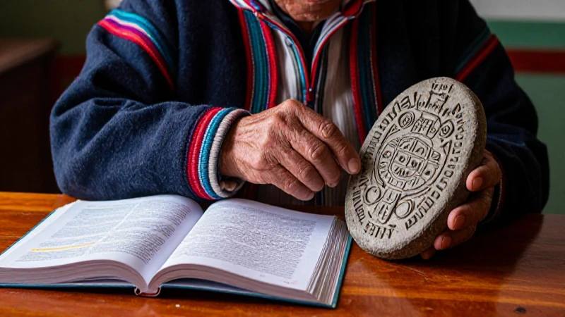 Anciano andino estudia tradición y modernidad