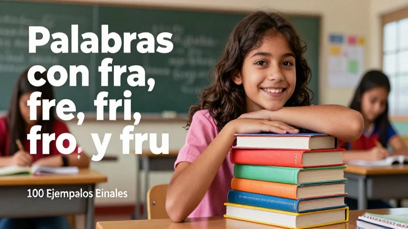 Cien ejemplos útiles de palabras con fr