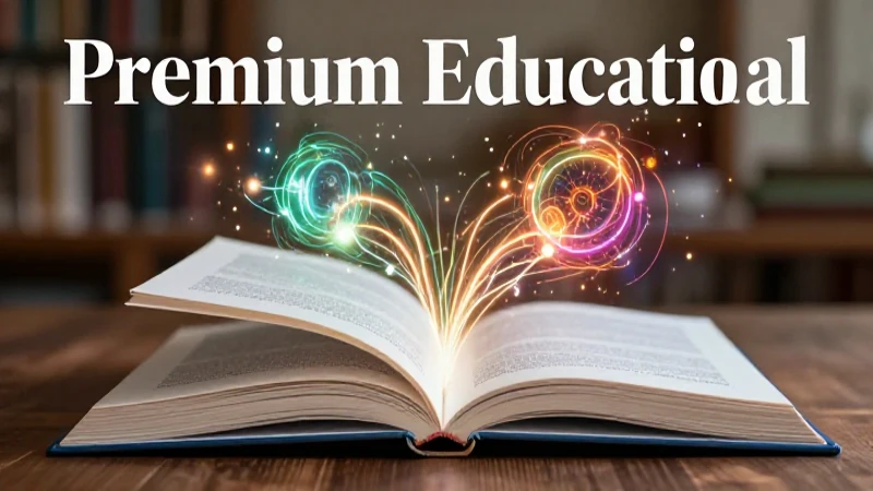 Revista educativa premium con diseño visual sofisticado