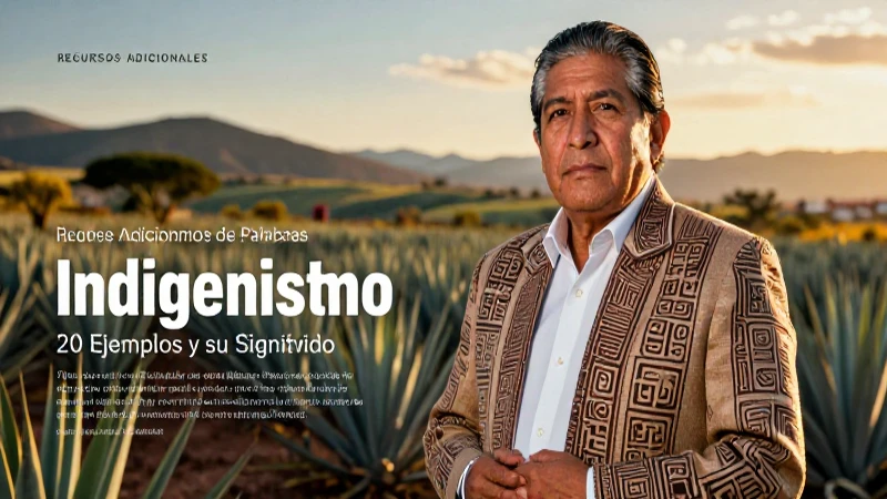 Portada detallada sobre indigenismos mexicanos