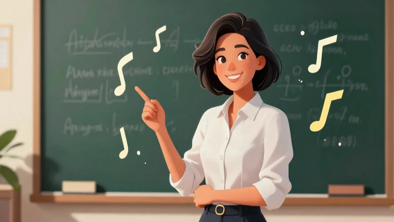 Palabras llanas: 100 Ejemplos y su Explicación Detallada 3 Profesora enseña gramática en vibrante ilustración digital