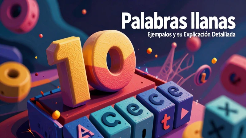 Palabras llanas: 100 Ejemplos y su Explicación Detallada 4 Aprende la acentuación de palabras llanas, agudas y esdrújulas